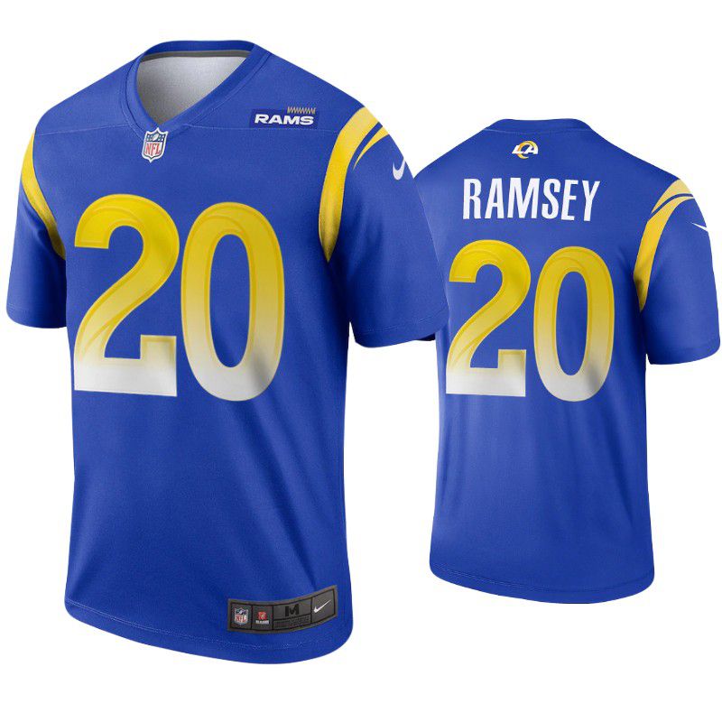 Men Los Angeles Rams 20 Jalen Ramsey Nike Royal Legend NFL Jersey